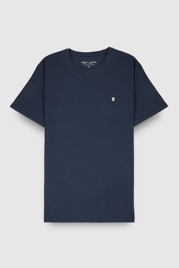 teddy smith T-shirt col rond manches courtes T-TAHO MC TOTAL NAVY