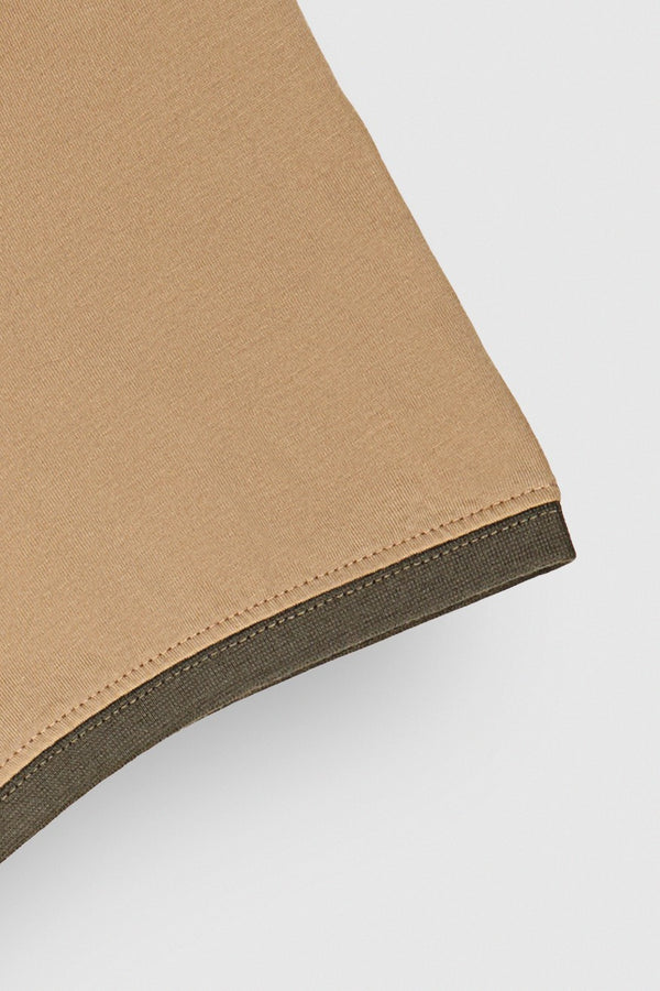 Teddy Smith T-shirt Col Rond Manches Courtes THE TEE 2 R MC MOKA BEIGE