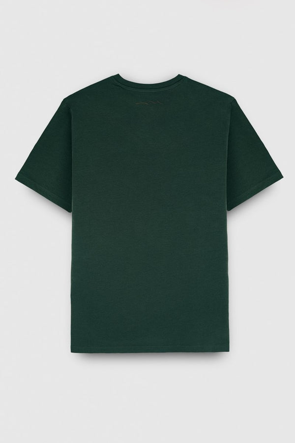 Teddy Smith T-shirt Col V Manches Courtes TAWAX 2 MC VERT SCARABE