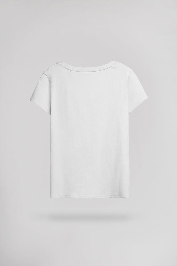 Teddy Smith T-shirt Manches Courtes T-MIA MC MIDDLE WHITE