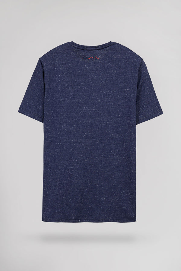 Teddy Smith T-shirt T-NARK CHINE MC DARK NAVY CHINE