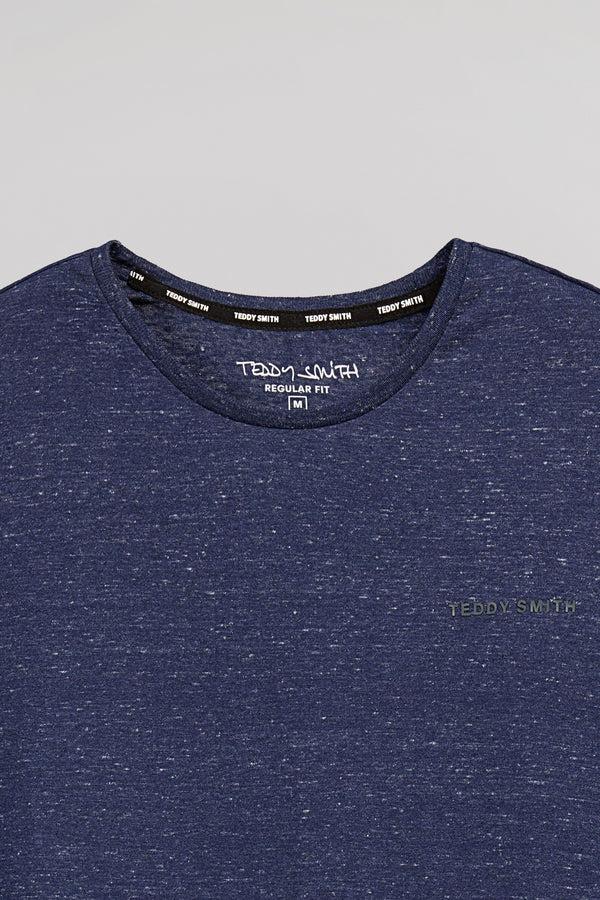 Teddy Smith T-shirt T-NARK CHINE MC DARK NAVY CHINE