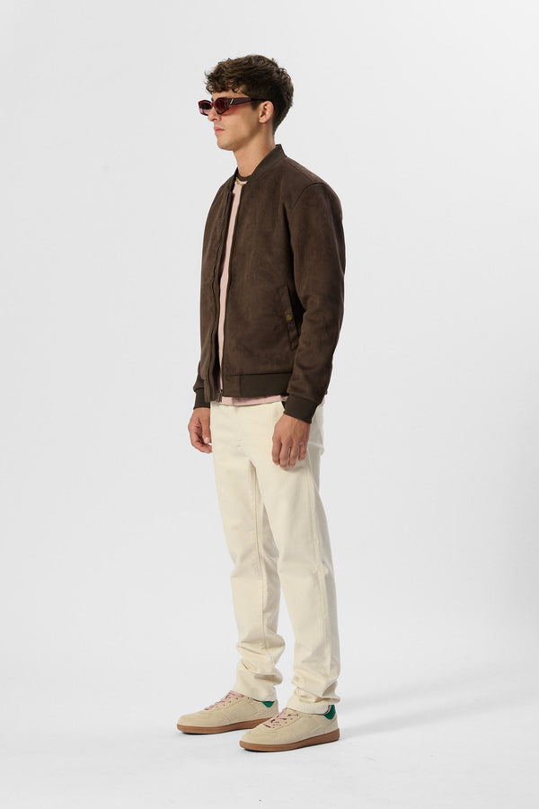 Teddy Smith Blouson B-OSCAR CHOCOLAT BROWN