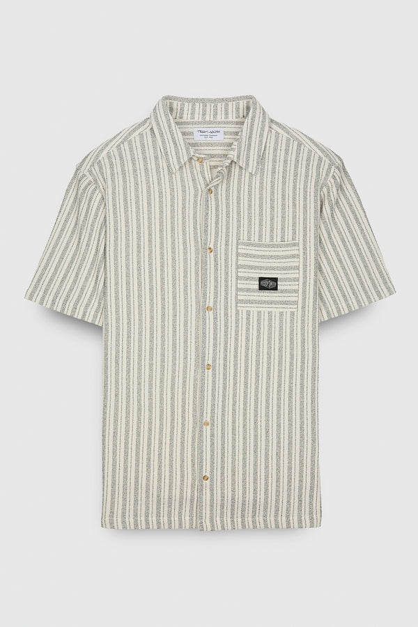 Teddy Smith Chemise C-AKUMA MC CREAM