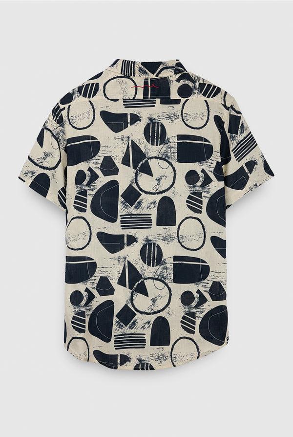 Teddy Smith Chemise C-ALBERTO MC CREAM