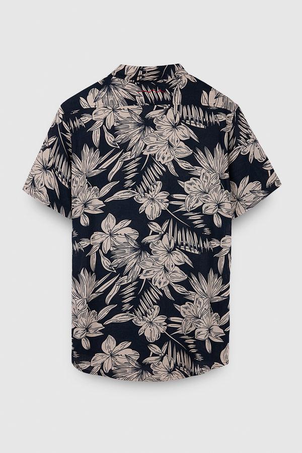 Teddy Smith Chemise C-ALBERTO MC TOTAL NAVY