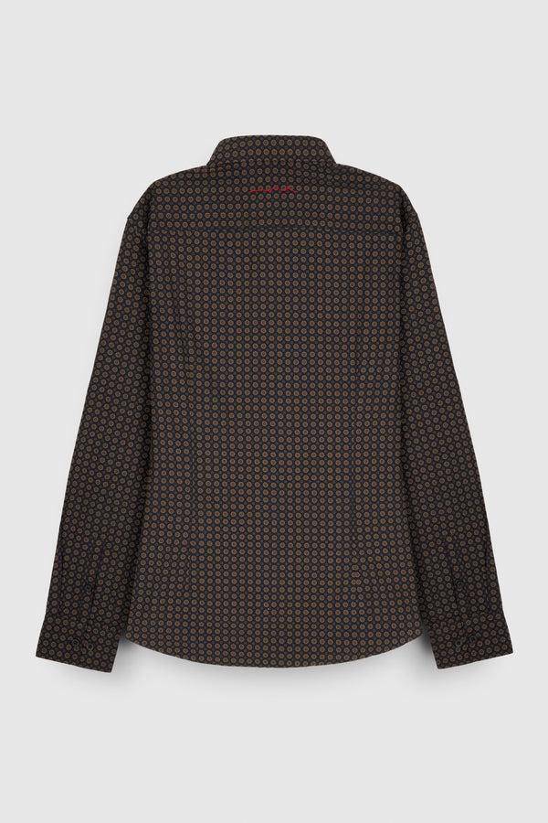 Teddy Smith Chemise C-BARCLAY ML CHARBON