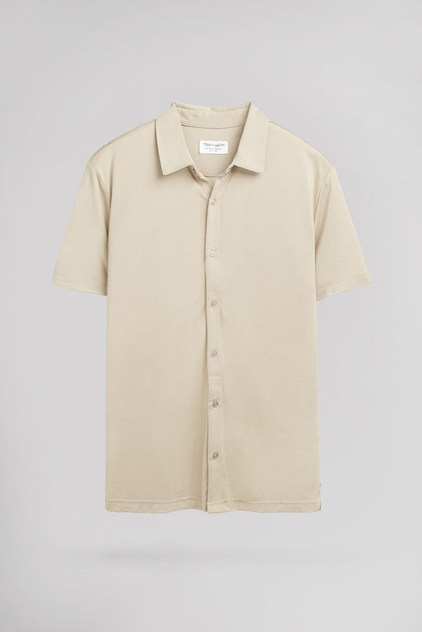 teddy smith Chemise C-BORY MC CREAM