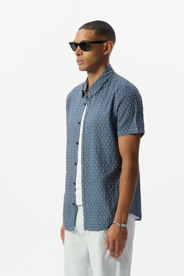 Teddy Smith Chemise C-DIXON MC MARINE