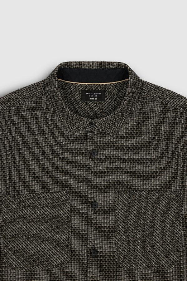 Teddy Smith Chemise C-FARES ML CHARBON