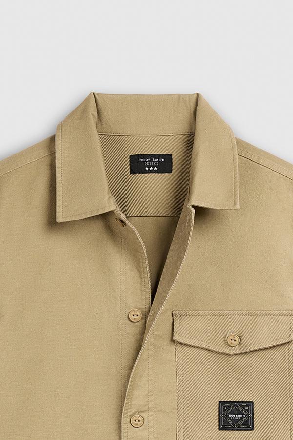 Teddy Smith Chemise C-HINRICH ML WORKER BEIGE