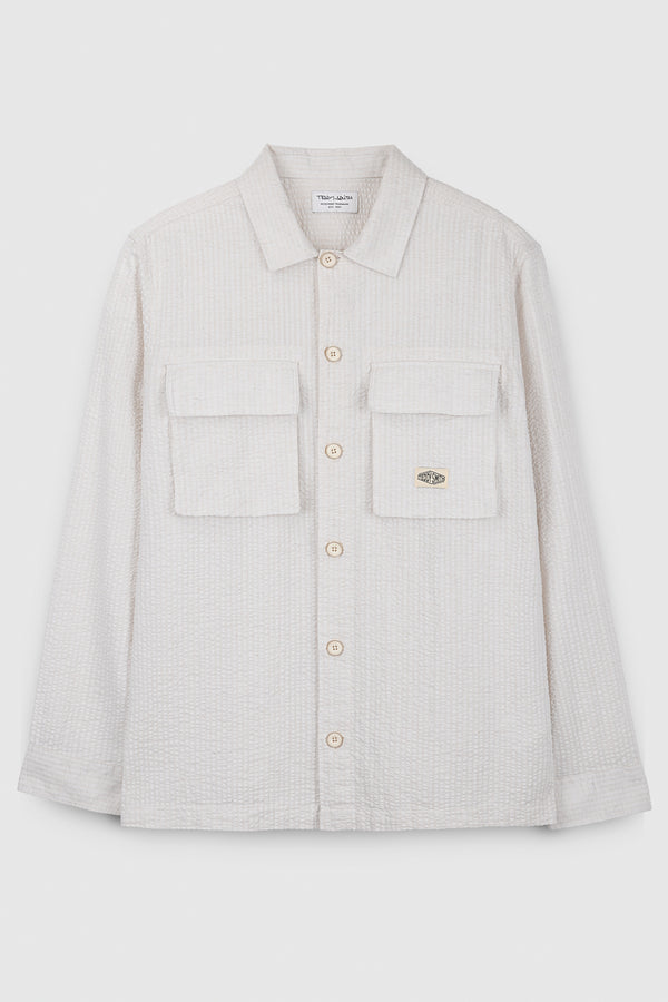 Teddy Smith Chemise C-JUSTO ML CREAM