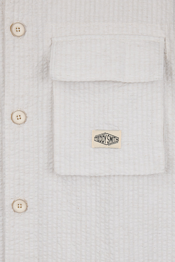 Teddy Smith Chemise C-JUSTO ML CREAM