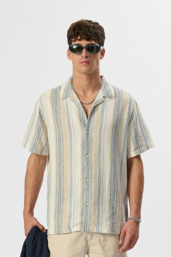 teddy smith Chemise C-KEITH MC BEIGE