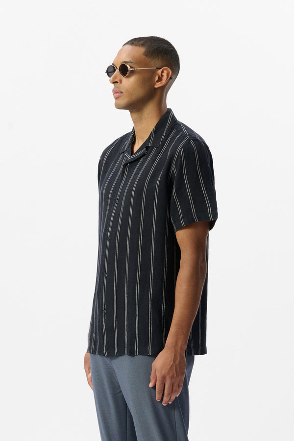 Teddy Smith Chemise C-KEITH MC DARK NAVY