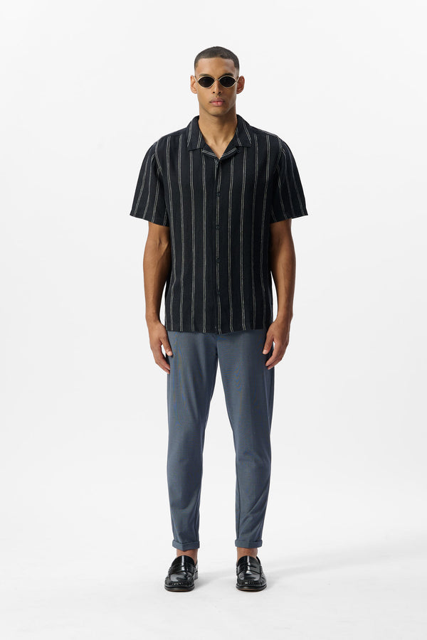 Teddy Smith Chemise C-KEITH MC DARK NAVY