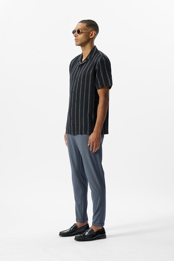 Teddy Smith Chemise C-KEITH MC DARK NAVY