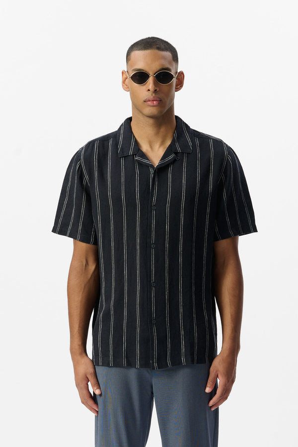 teddy smith Chemise C-KEITH MC DARK NAVY