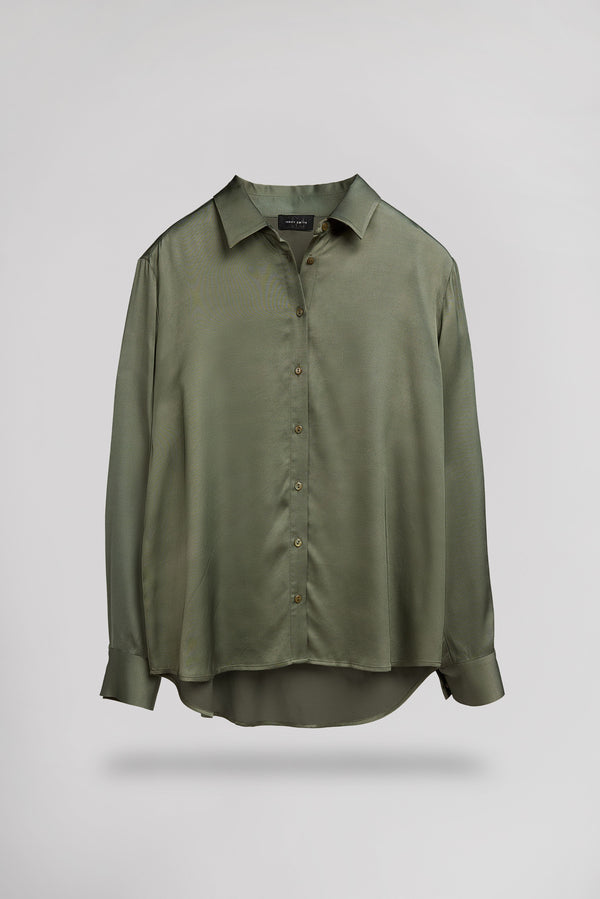 Teddy Smith Chemise C-LEO TURBULENCE KAKI