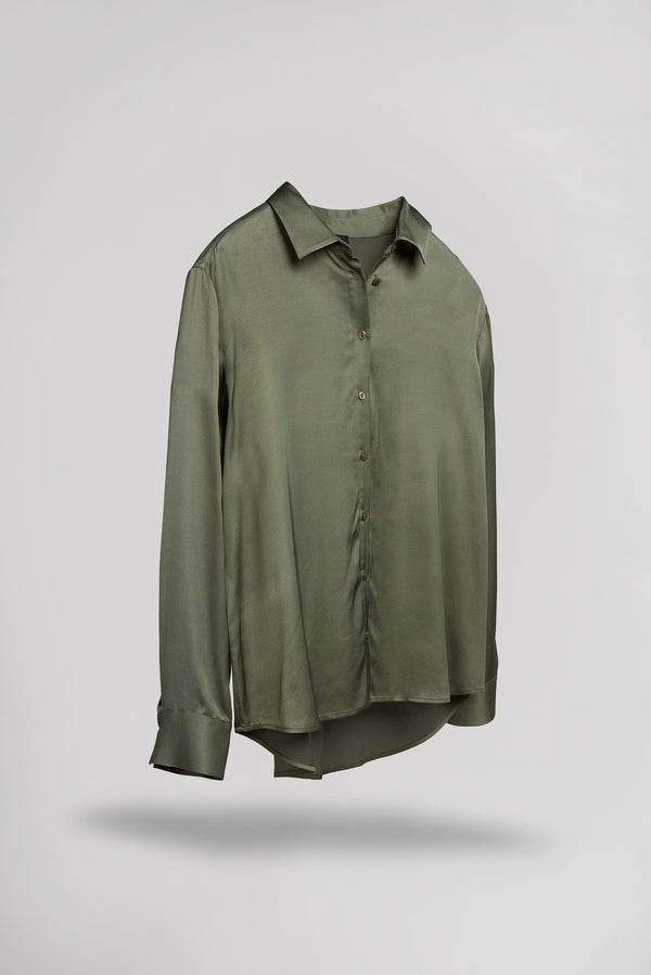 Teddy Smith Chemise C-LEO TURBULENCE KAKI