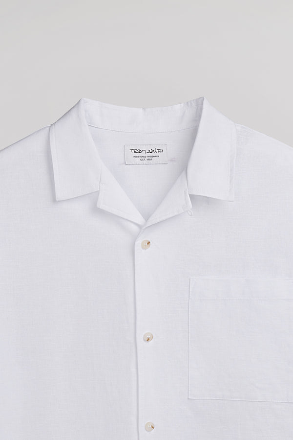 Teddy Smith Chemise C-LEONARD MC BLANC