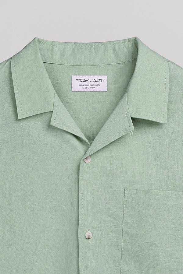 Teddy Smith Chemise C-LEONARD MC ICEBERG GREEN