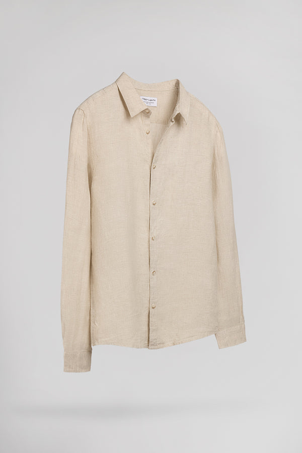 Teddy Smith Chemise C-LINEN ML BEIGE