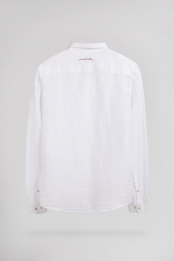 Teddy Smith Chemise C-LINEN ML BLANC