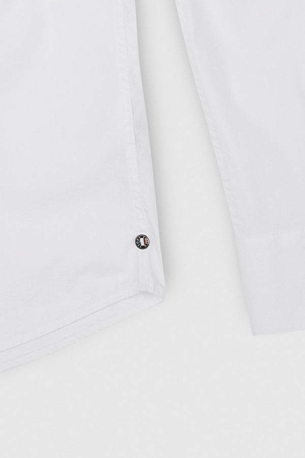 Teddy Smith Chemise C-OSWALD ML BLANC