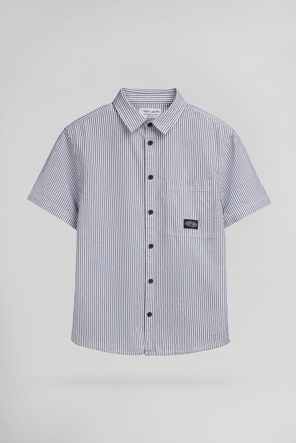 teddy smith Chemise C-OX MC JR BLANC