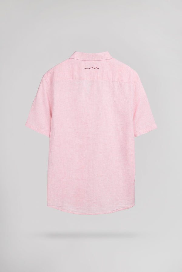 Teddy Smith Chemise C-PIETRO MC POP CORAL