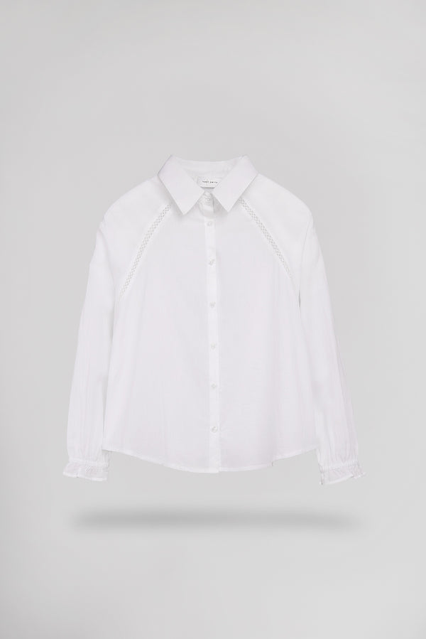 Teddy Smith Chemise C-ROMIE BLANC