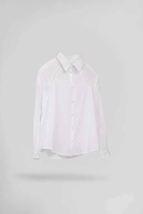 Teddy Smith Chemise C-ROMIE BLANC