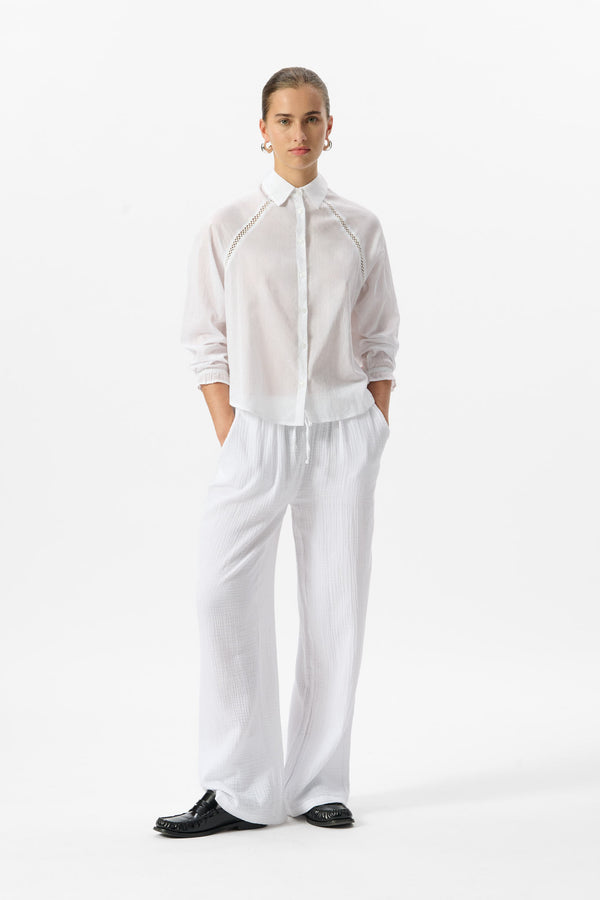 teddy smith Chemise C-ROMIE BLANC