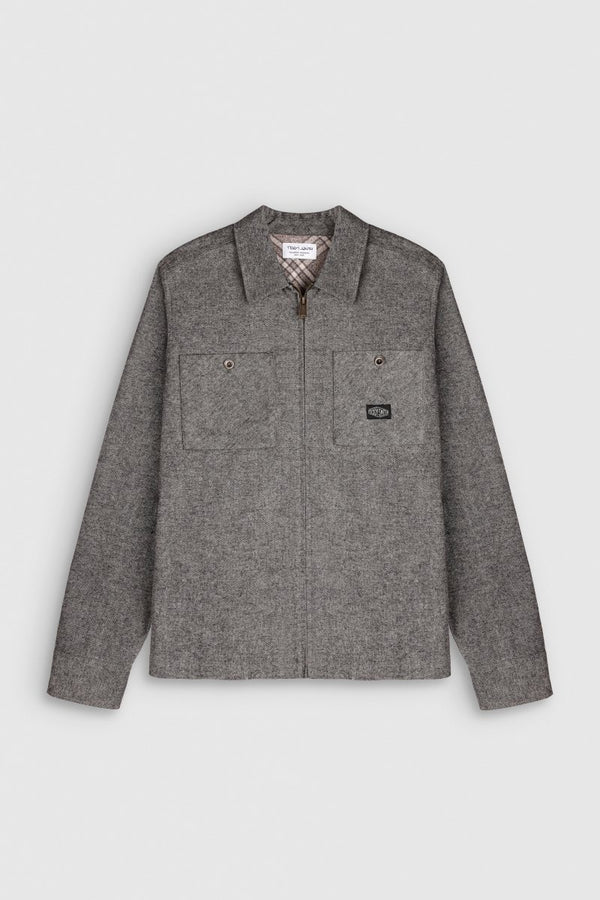 Teddy Smith Chemise C-STUART ML CHARBON