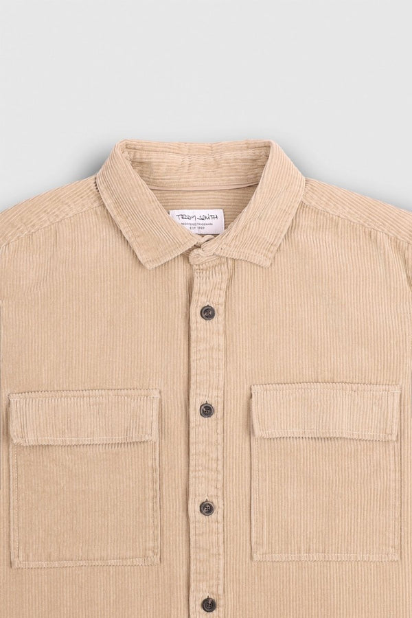 Teddy Smith Chemise C-TOREN ML BEIGE STONE