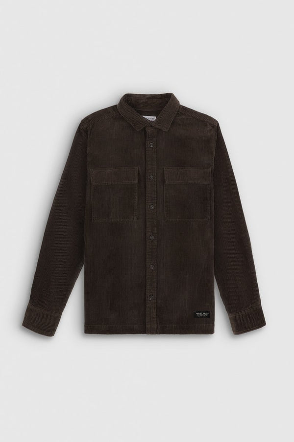 Teddy Smith Chemise C-TOREN ML RAVEN KAKI