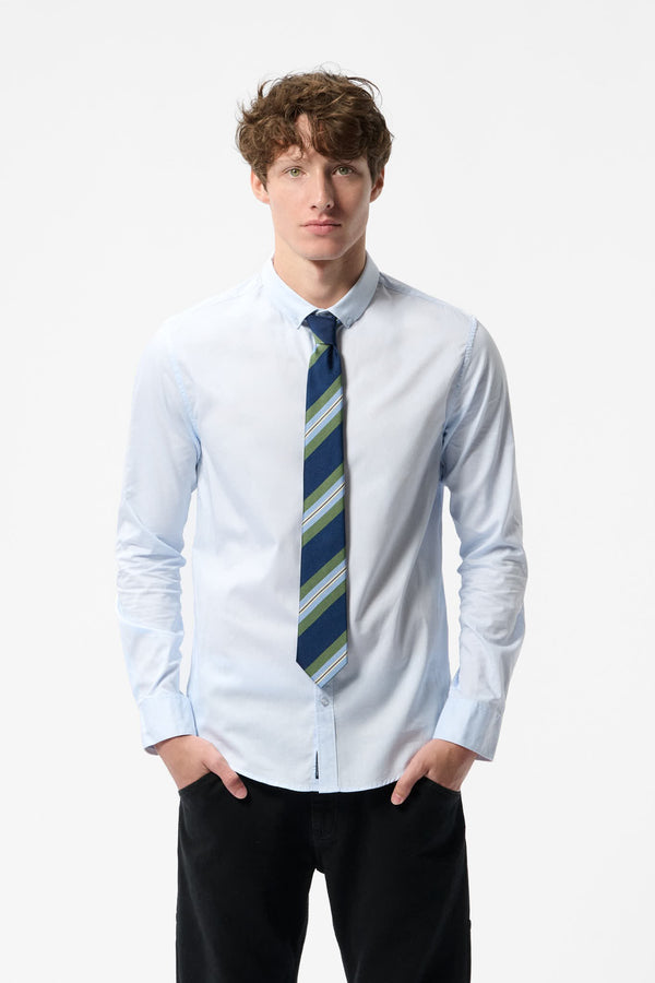 teddy smith Chemise C-VOLT 2 BLUE SHIRT