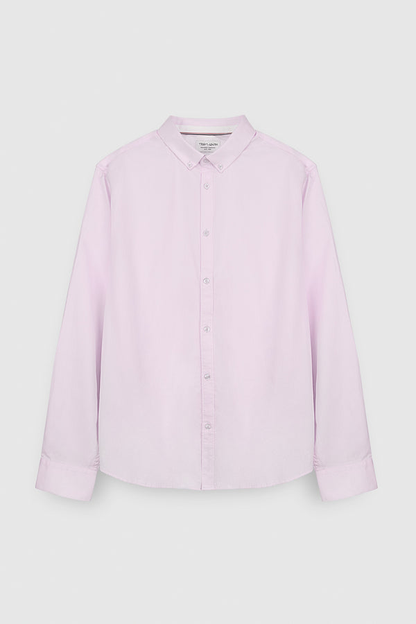 teddy smith Chemise C-VOLT 2 ML PINK SHIRT