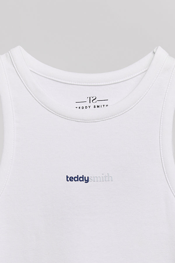 Teddy Smith Débardeur D-LILOU JR BLANC