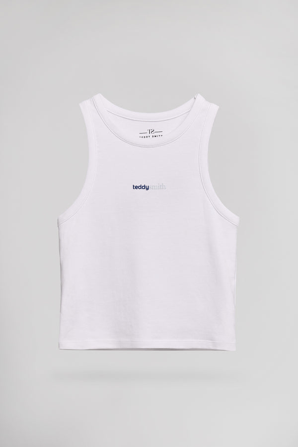 teddy smith Débardeur D-LILOU JR BLANC