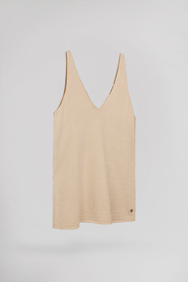 Teddy Smith Débardeur D-LIZA GRAIN DE SABLE