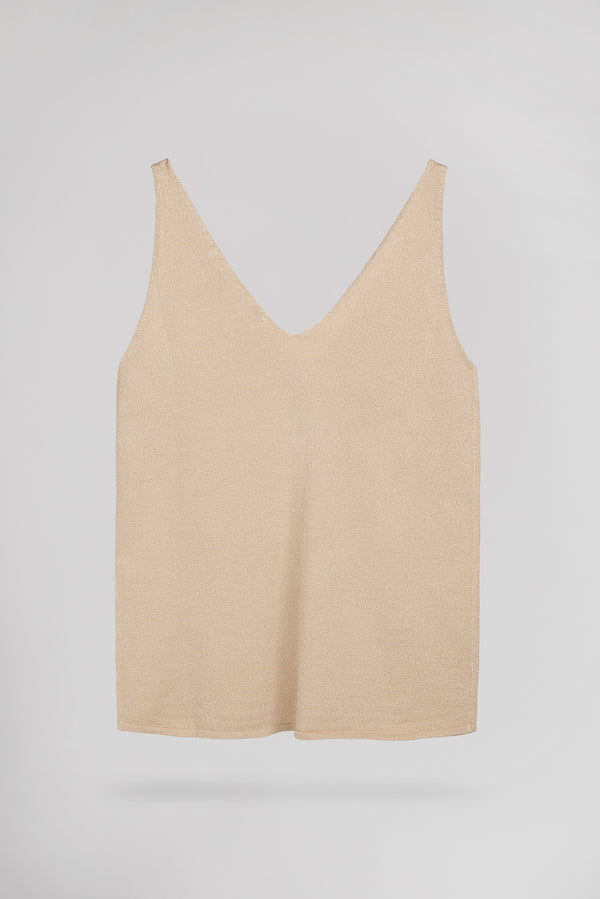 Teddy Smith Débardeur D-LIZA GRAIN DE SABLE