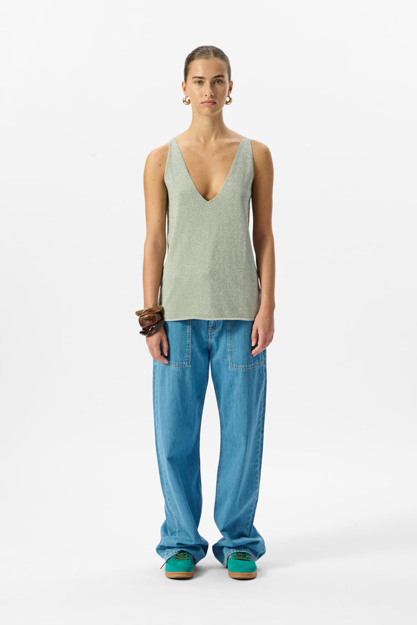 Teddy Smith Débardeur D-LIZA ICEBERG GREEN