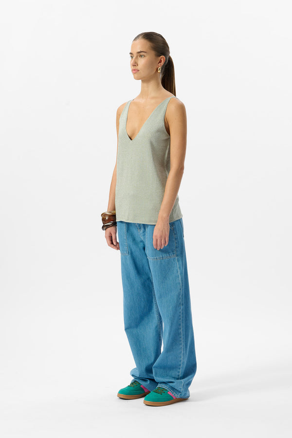 Teddy Smith Débardeur D-LIZA ICEBERG GREEN