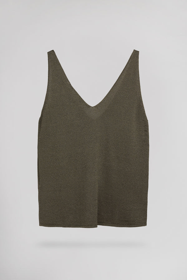 Teddy Smith Débardeur D-LIZA TURBULENCE KAKI