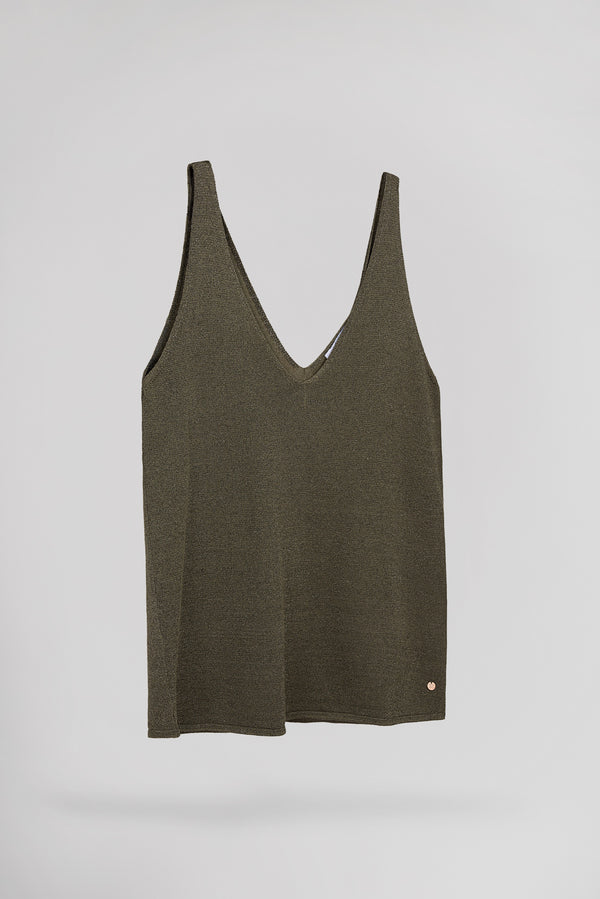 Teddy Smith Débardeur D-LIZA TURBULENCE KAKI