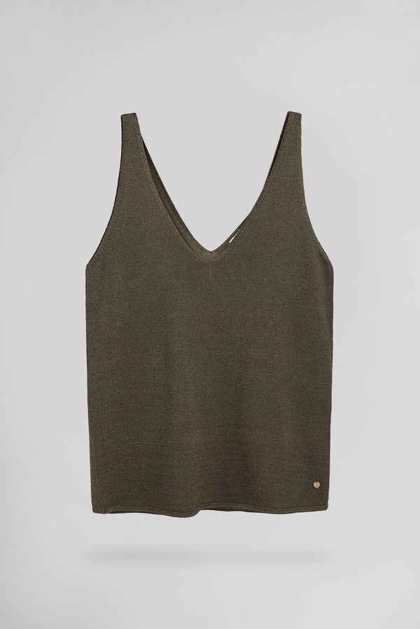 teddy smith Débardeur D-LIZA TURBULENCE KAKI