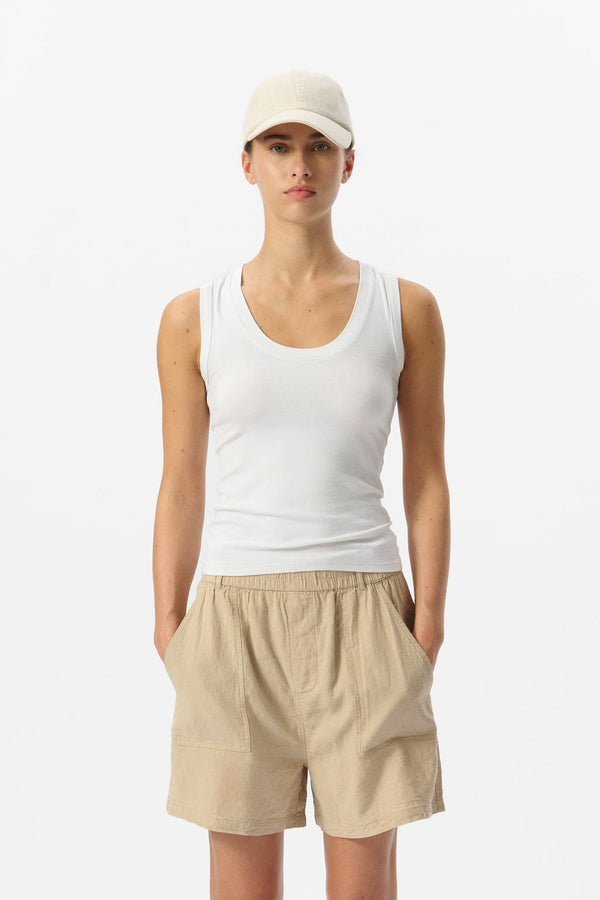 teddy smith Débardeur D-MOON BLANC