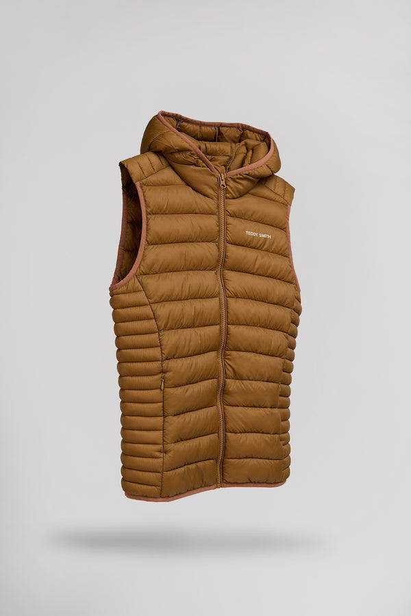 Teddy Smith Doudoune B-TERRY HOOD JR TABACCO